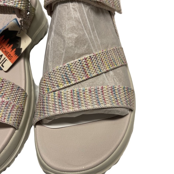 Skechers Reggae Bound Sweet Crush Natural Multi NIB Sz 11 - Picture 2 of 9